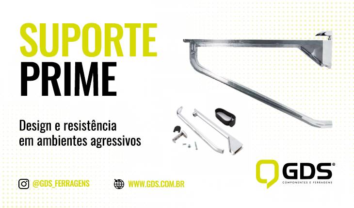 Suporte Prime: design e resistência em ambientes úmidos 
