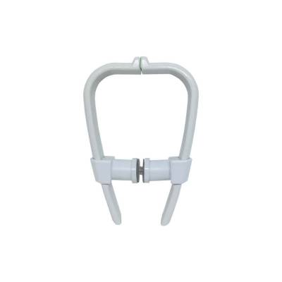 AL Puxador Arco 1 Furo De Polímero 190mm Branco                                    