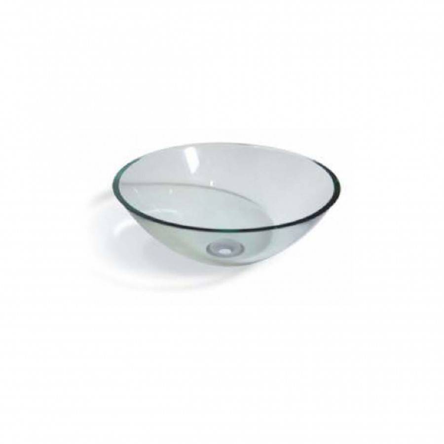 Cuba 35cm diâmetro incolor 10mm