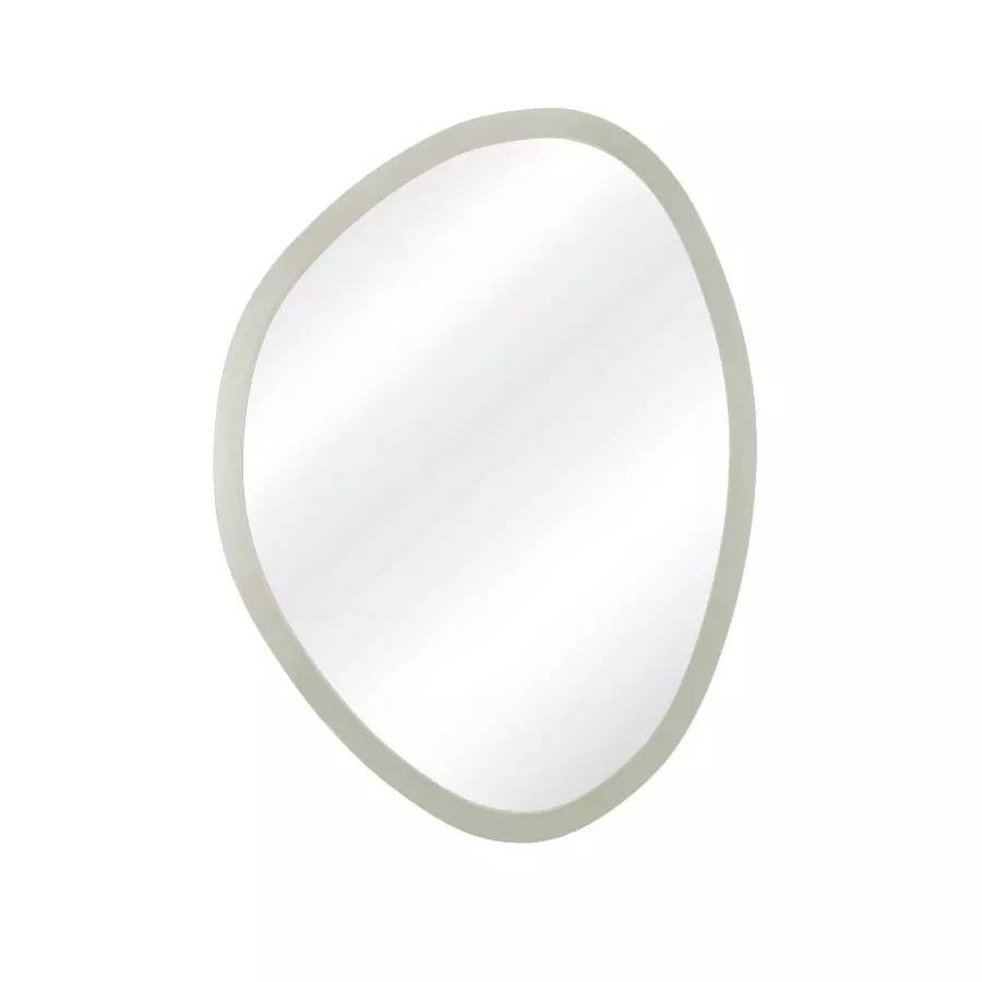 Espelho Decorativo Orgânico 50x64cm Branco