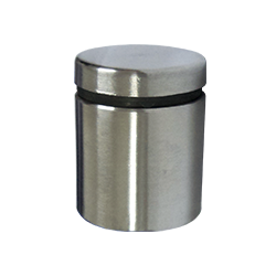 Prolongador para Vidro Inox Escovado 25mm