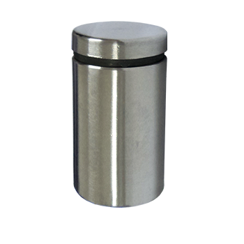 Prolongador para Vidro Inox Escovado 50mm