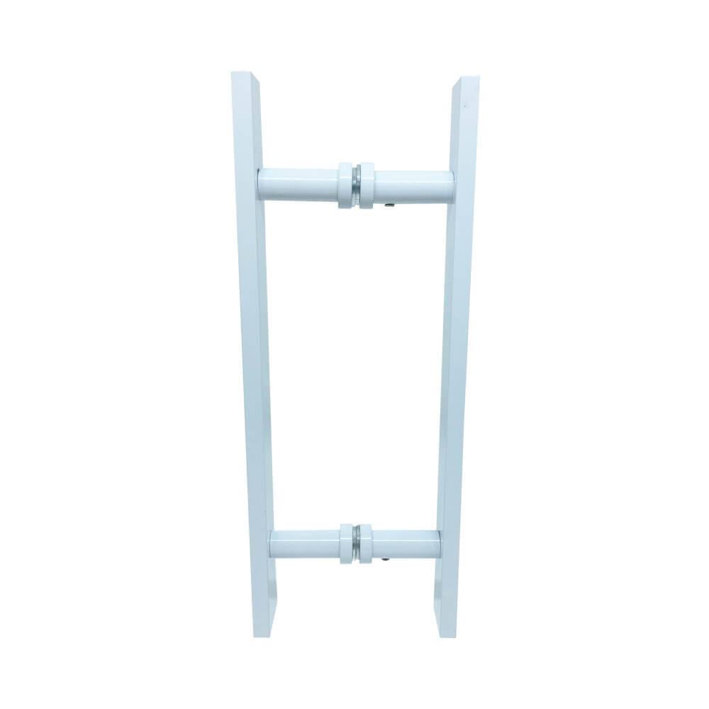 PUXADOR BARRA CHATA 10X32X200X300MM ALUMINIO BRANCO