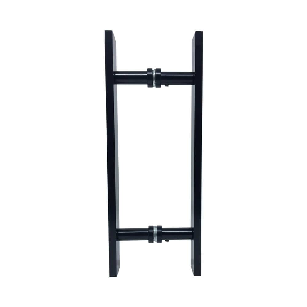 PUXADOR BARRA CHATA 10X32X200X300MM ALUMINIO PRETO
