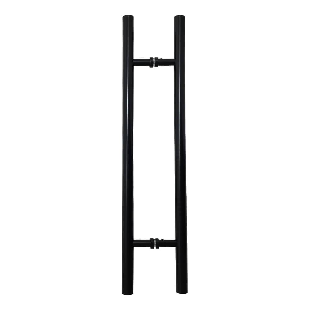 PUXADOR H 25X400X600MM ALUMINIO PRETO