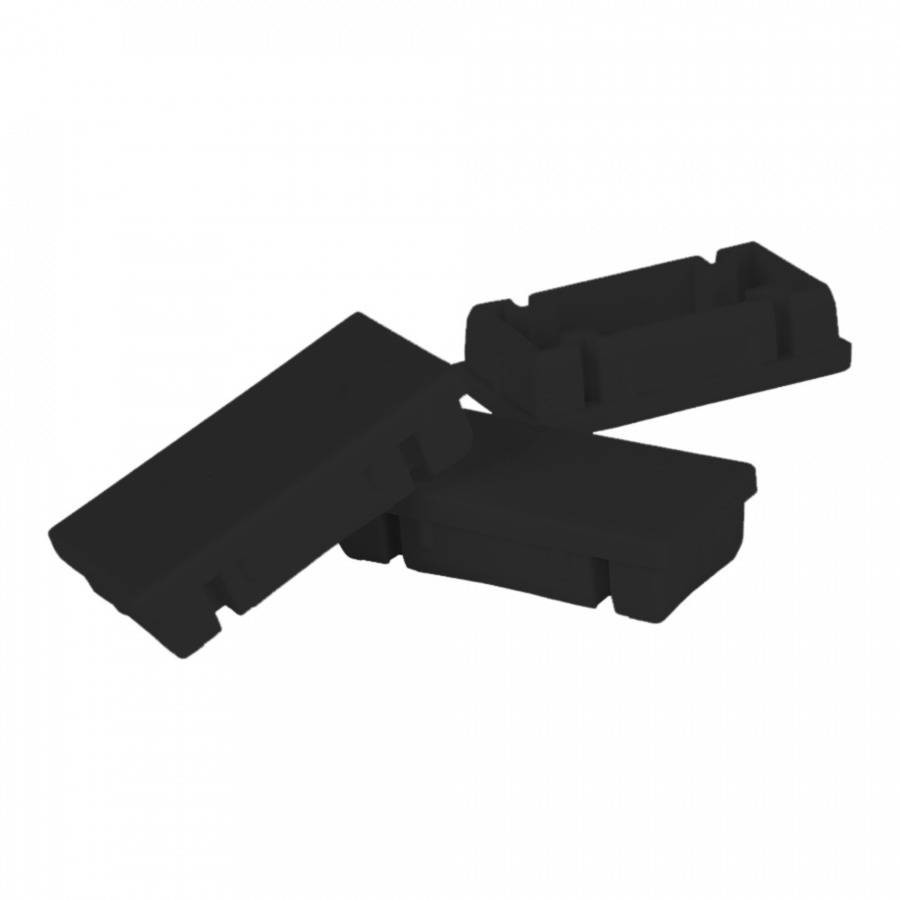 Tampa ABS 50x25 Preta